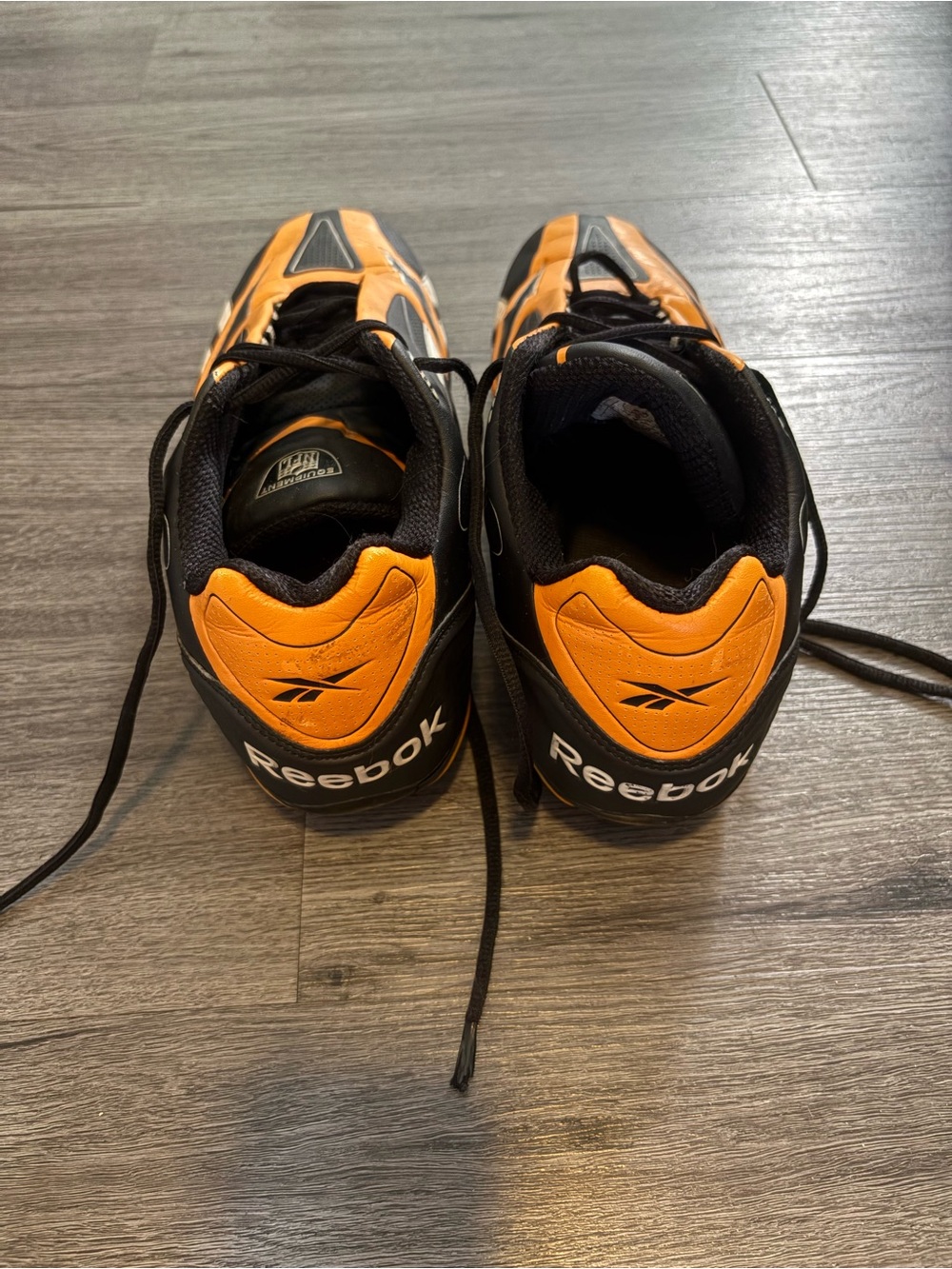 Reebok Men’s Black & Orange Retro Runner Sneakers